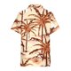 thumbnail image 4 of Fiudx Camisas de Mujer Top de Mujer con Cuello Redondo y Estampado Hawaiano, Camisa Informal de Manga Corta, Top/Camisa de Manga Corta con Cuello Redondo, 4 of 5