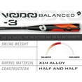 thumbnail image 5 of DeMarini Voodoo BBCOR Baseball Bat, 33" (-3), 5 of 8