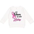thumbnail image 2 of Inktastic My Mom is My Hero Breast Cancer Awareness Toddler Sweatshirt, 2 of 4