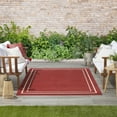 thumbnail image 4 of Nourison Essentials Indoor/Outdoor Brick/Ivory 5' x 7' Area Rug, (5x7), 4 of 9