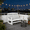 White + HDPE, variant on LANKANG Minimalist Black Two Seat Glider Bench Breathable Slatted Seat All Weather Durable Structure For Porch Deck Small Yard Use