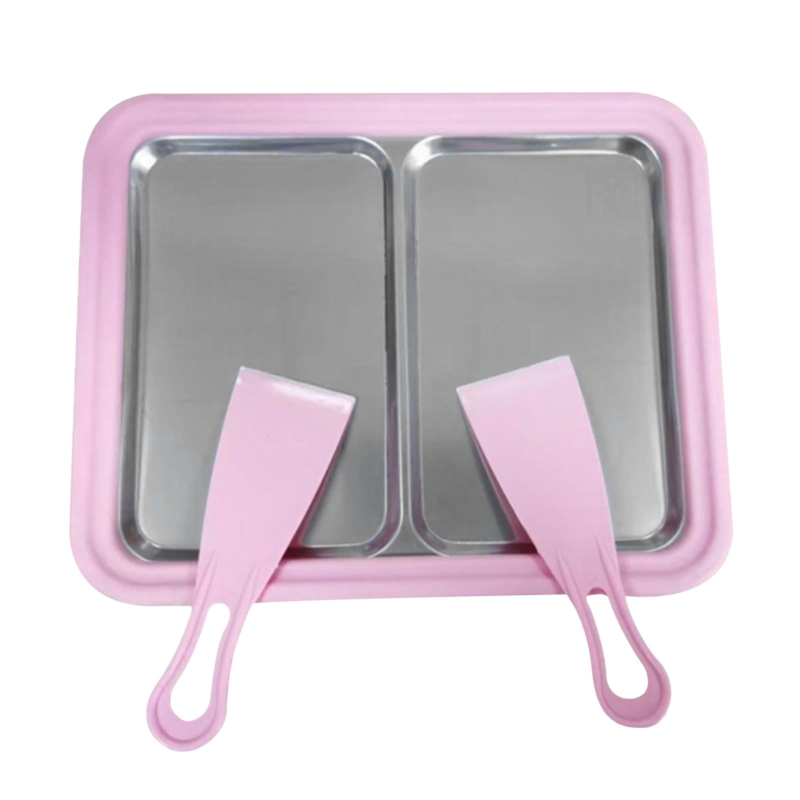 Fancyes Instant Cream Maker Cold Bread Teller Summer Fan Parents Children's Activity Yoghurt Machine Roll Gelato Sherbet Ice Cream Maker pink