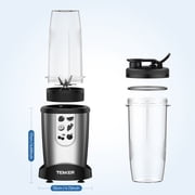 1000W Personal Blender for Smoothies and Shakes, Smoothie Maker with 6 Blades, 2*23 oz Cups, 1*10oz Grind Cup, Portable Blenders for Kitchen