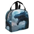thumbnail image 2 of Easygdp Blue Thunder Storm Dragon Bolsa Térmica Premium - Tela Oxford Impermeable, Gran Capacidad, Bolsillo Frontal, Unisex para Trabajo, Escuela, Actividades al Aire Libre y Picnics, 2 of 8