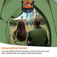 Fohil 5400mAh Camping Fan, USB Portable Rechargeable Tent Fan with LED Light for Outdoor Modern