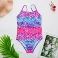 thumbnail image 2 of Kids Girls One Piece Swimsuits Quick Dry Beach Swimwear Bathing Suit for Beach, 3-14 Years, 2 of 7