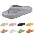 thumbnail image 1 of MIASHUI Summer Flip Flop Womens Outdoor Soft Soled Bathroom Slippers Sandals,Grey,6.5, 1 of 6