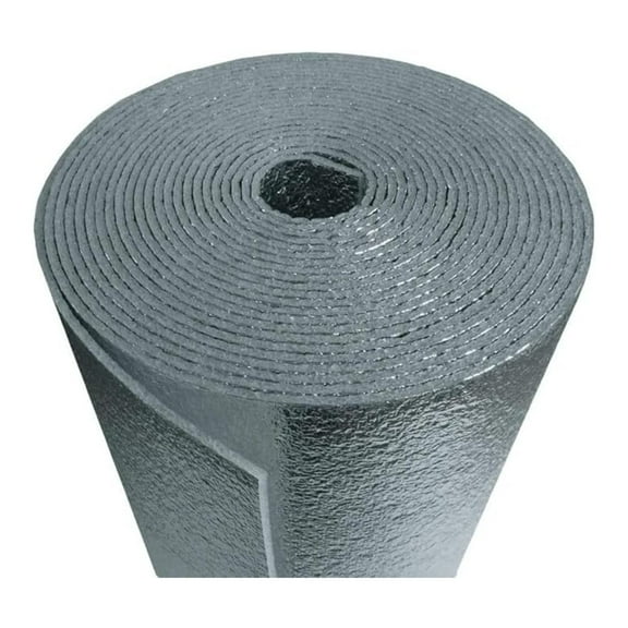 HVAC Duct Wrap Insulation - US Energy Products R-8 Reflective Foam - 2ft x 50ft - Fire Rated Class 1-A - AD5 1/4 Inch Thick - Ducting Insulation