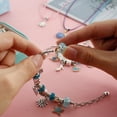 thumbnail image 2 of POINTERTECK 66Pcs Bracelet Making Kit Charm Jewelry Making Kit Including Beads Pendants Ropes Bracelets DIY Jewelry Beads Chain Craft  for Teen Girls Gift, 2 of 7