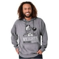 thumbnail image 3 of Hefty Smurf Weights Before Dates Gym Hoodie Hooded Sweatshirt Men Brisco Brands S, 3 of 6