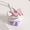 Pink-PK, variant on MMJ Cable Organizer Butterfly Shape Cord Holder Desktop Wall Mounted Charger Management 1.97x1.97x1.97in