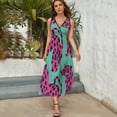 thumbnail image 5 of Leopard Print Pattern Sleeveless Dress Female Clothing Dress Women Summer 2025 Dress, 5 of 7