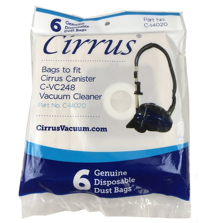 Cirrus Canister Vacuum Bag VC248 6 Pack