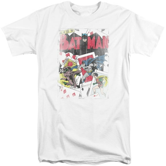 DC Comics Number 11 Distressed S/S Adult Tall White