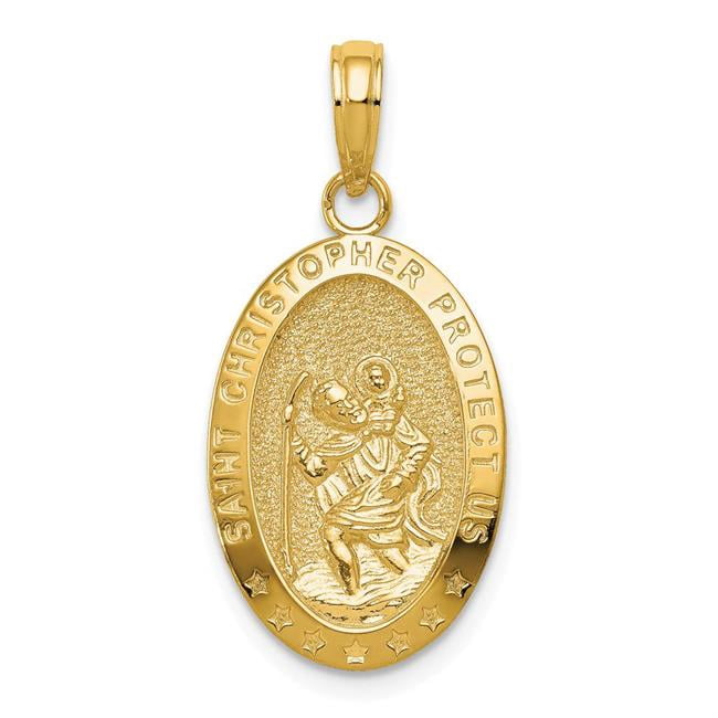 gold saint christopher pendants