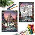 thumbnail image 6 of Netecom Enchanted Dreams Coloring Book for Adults, Spiral Bound, Soft Cover, 6 of 6