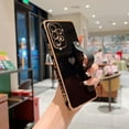 thumbnail image 2 of Feishell Case For Galaxy A53 5G, Cute Luxury Plating Love Heart with Camera Protection,Soft TPU Bumper Small Love Pattern,Protective Wrist Strap Kickstand Case For Samsung Galaxy A53 5G, Black, 2 of 14