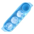 thumbnail image 4 of Ice Cube Trays Silicone, 4 Cavity Sphere Ice Ball Maker with Lid for Whiskey and Cocktails & Bourbon, Reusable and BPA Free 1 Pack, 4 of 8