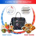 thumbnail image 4 of Pioneer Flower Floral Print Pattern Womens Lunch Box for Work,Insulated Large Lunch Bag for Tween and Teen,Loncheras Para Mujer,Leakproof Adult Lunch Bag for Work,Beach,Travel,Picnic,Camping, 4 of 7