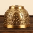 thumbnail image 4 of Maoww Brass Fu Bowl Folk Housewarming Gift Chinese Traditional Feng Shui Bowl Large, 4 of 7