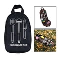 thumbnail image 3 of Utensilio, organizador, cubertería, bolsa de almacenamiento, estuche, , Negro shamjiam Organizador de utensilios de cocina, 3 of 8