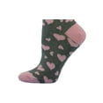 thumbnail image 3 of Sierra Socks Multi Color Hearts Cotton Crew Socks (Shoe Size: 4-10, Pink), 3 of 5