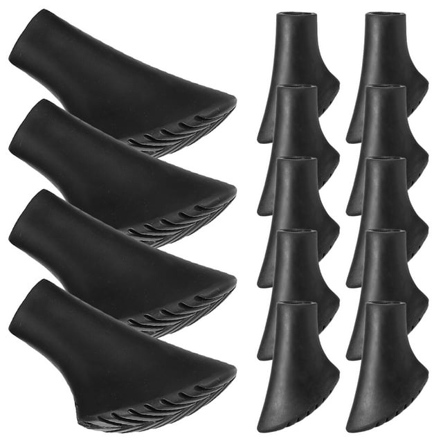 RUNROTOO 20 Pcs Embouts de Remplacement pour Bâton de Randonnée Antidérapants en PVC pour Activités Extérieures