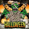 thumbnail image 4 of Isvgxsz Clearance Halloween Garden Flag Welcome Skull Flower Skeleton Gothic Spooky Halloween Decorations Outdoor Garden Flag Burlap for Seasonal Holiday Outside Patio Yard Decor, 4 of 6