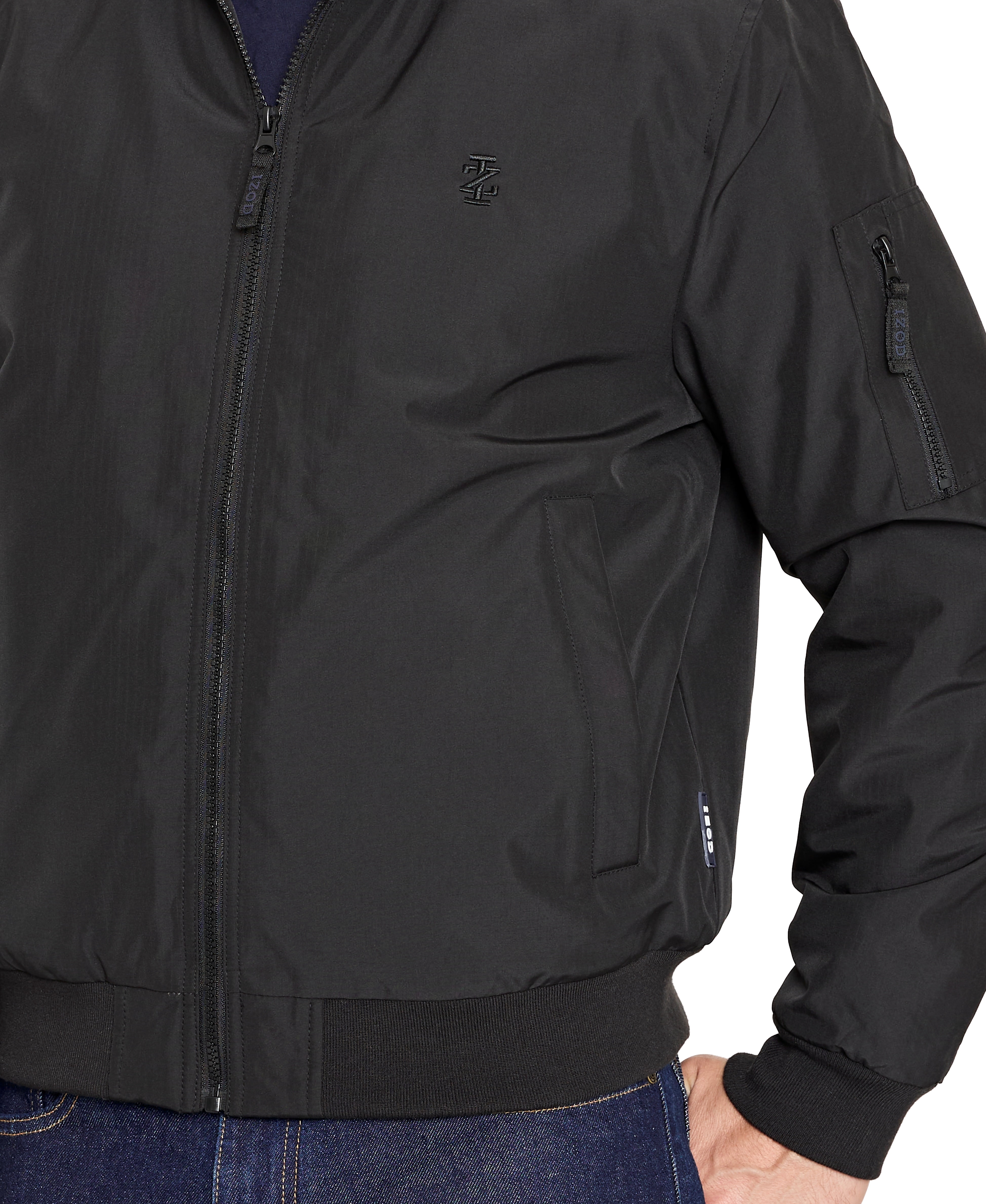 IZOD Men's & Big Men's Tech Rain Jacket, Up to Size 2XL