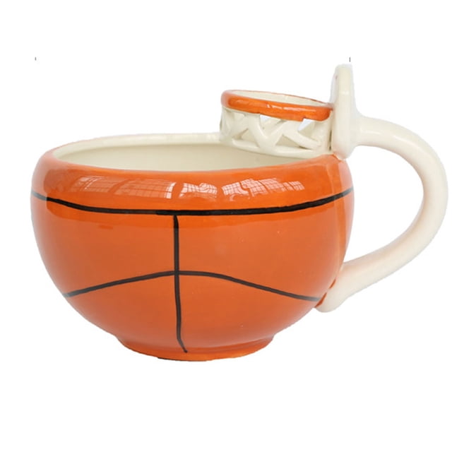 Taza Ceramica En Forma De Canasta De Basquetbol HappyWare 100136