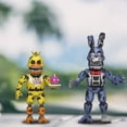 thumbnail image 5 of KEVCHE 4 Piezas Figuras de FNAF Figuras de Accion Five Nights at Freddys Juguetes, FNF Oso Freddy Bonnie Foxy Chica Figura de Accion Articulada FNAF Juguetes Regalos para Niños Set D, Edad 3+, 5 of 5