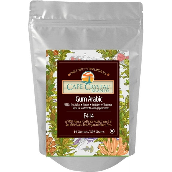Gum Arabic (Gum Acacia) - 14-oz - Food Thickener, Kosher