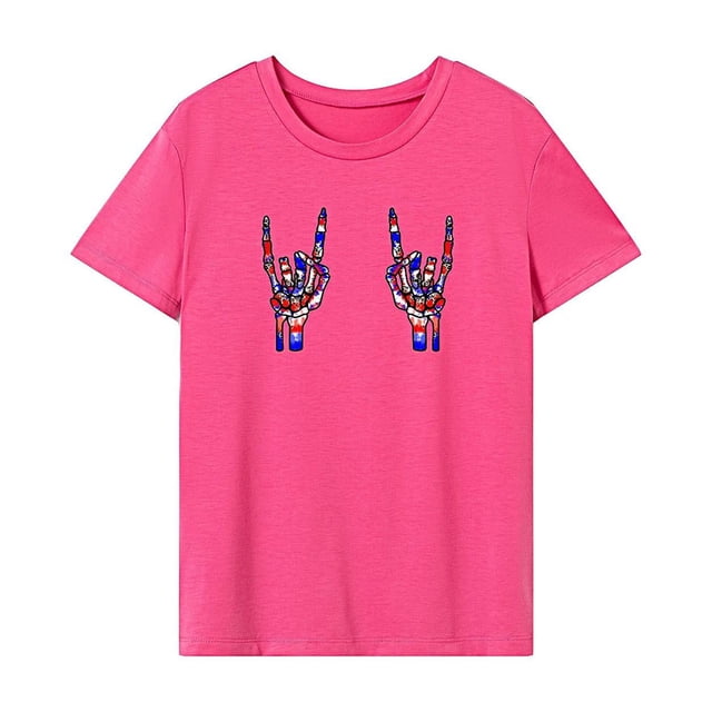 Camiseta para mujer verano casual manga corta top para desplazamientos trabajo playa oficina L