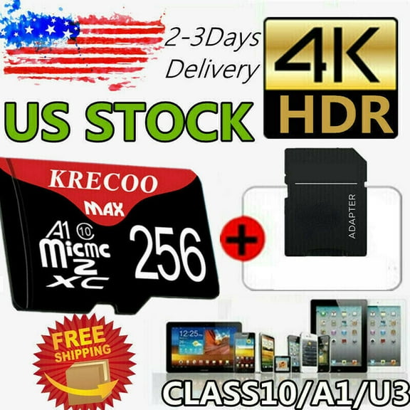 Micro SDXC Ultra Memory Card 64/128/256GB Class10 Camera Smartphone Wholesale