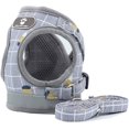 thumbnail image 1 of Conjunto de arnés y correa para gatos y cachorros, arneses ajustables para perros pequeños al aire libre de malla a cuadros, seguridad a prueba de escape, chaleco reflectante para perros, 1 of 8