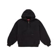 thumbnail image 2 of Supreme Men's AOI Embroidered Hooded Work Jacket Black, from StockX, 2 of 4
