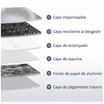 thumbnail image 4 of Azulejo De Imitación Papel Tapiz 3d Cocina Lavable 30*60cm.Blanco Jazz, 4 of 5