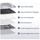 thumbnail image 4 of Azulejo De Imitación Papel Tapiz 3d Cocina Lavable 30*60cm.Blanco Jazz, 4 of 5