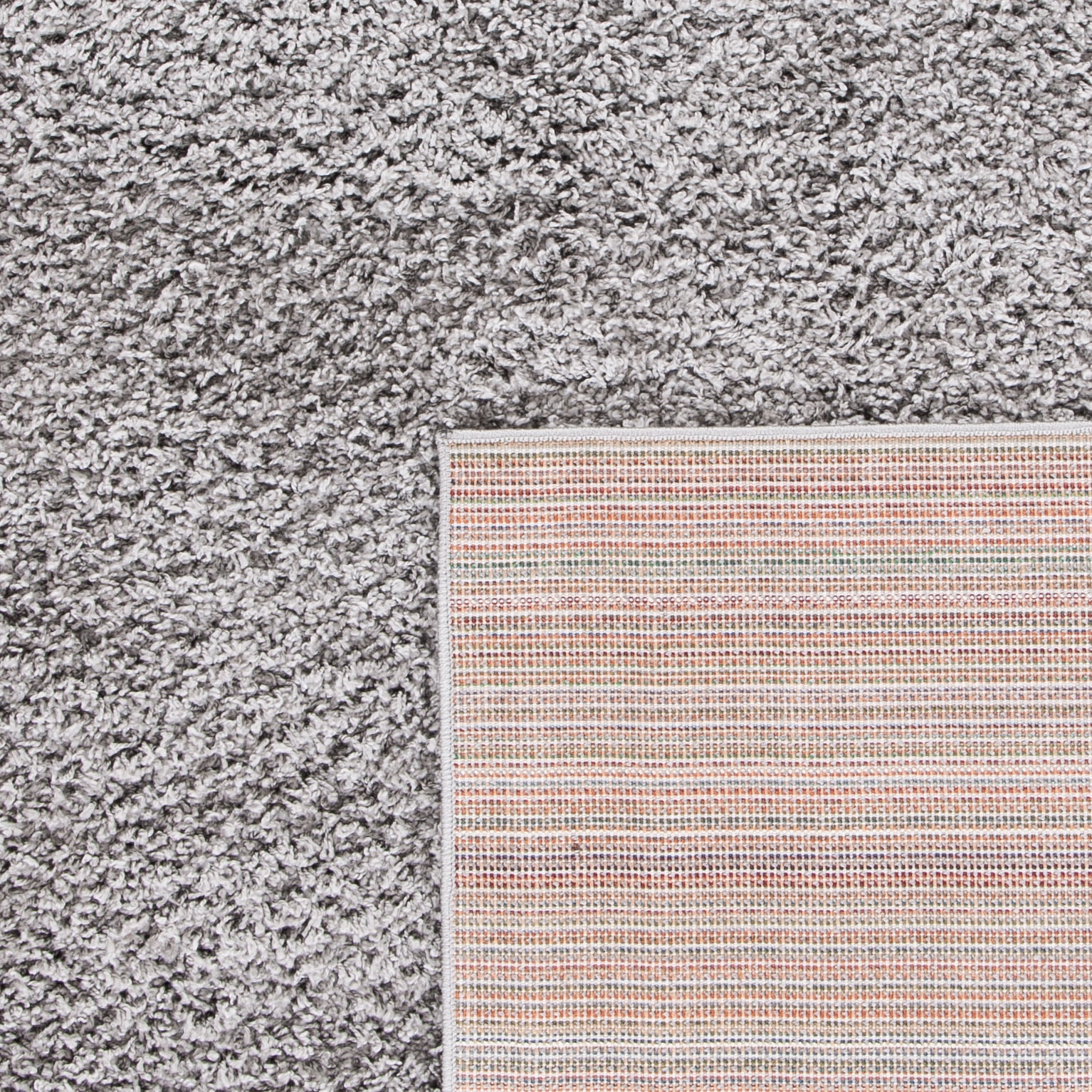 SAFAVIEH Venus Elijah Solid Shag Area Rug, Grey, 4' x 6'
