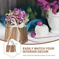 thumbnail image 7 of SENSETH Rattan Flower Basket with Ribbon Bow for Home & Garden, 7 of 7