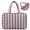 Pink+Green, variant on Travel Toiletry Bag - Hanging Toiletry Bag for Women, Makeup Bag Organizer, Big Comparment, Waterproof for Travel Accessories, Travel Essentials
