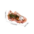 thumbnail image 3 of Dvkptbk plastic figurine Soccer Cleats In A Sand Timer Bottle Merchandise for the Office To Help Relieve Stress10ml, 3 of 6