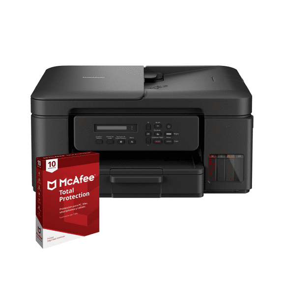 MULTIFUNCIONAL BROTHER DCP-T730DW INKBENEFIT WIFI Y ANTIVIRUS MCAFEE LICENCIA DIGITAL