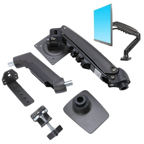 Computer Computer Screen Mount Adjustable Aluminum Alloy Computer Screen Stand Holder for 17-30 Inch 4.4-19.8 Lb Screen