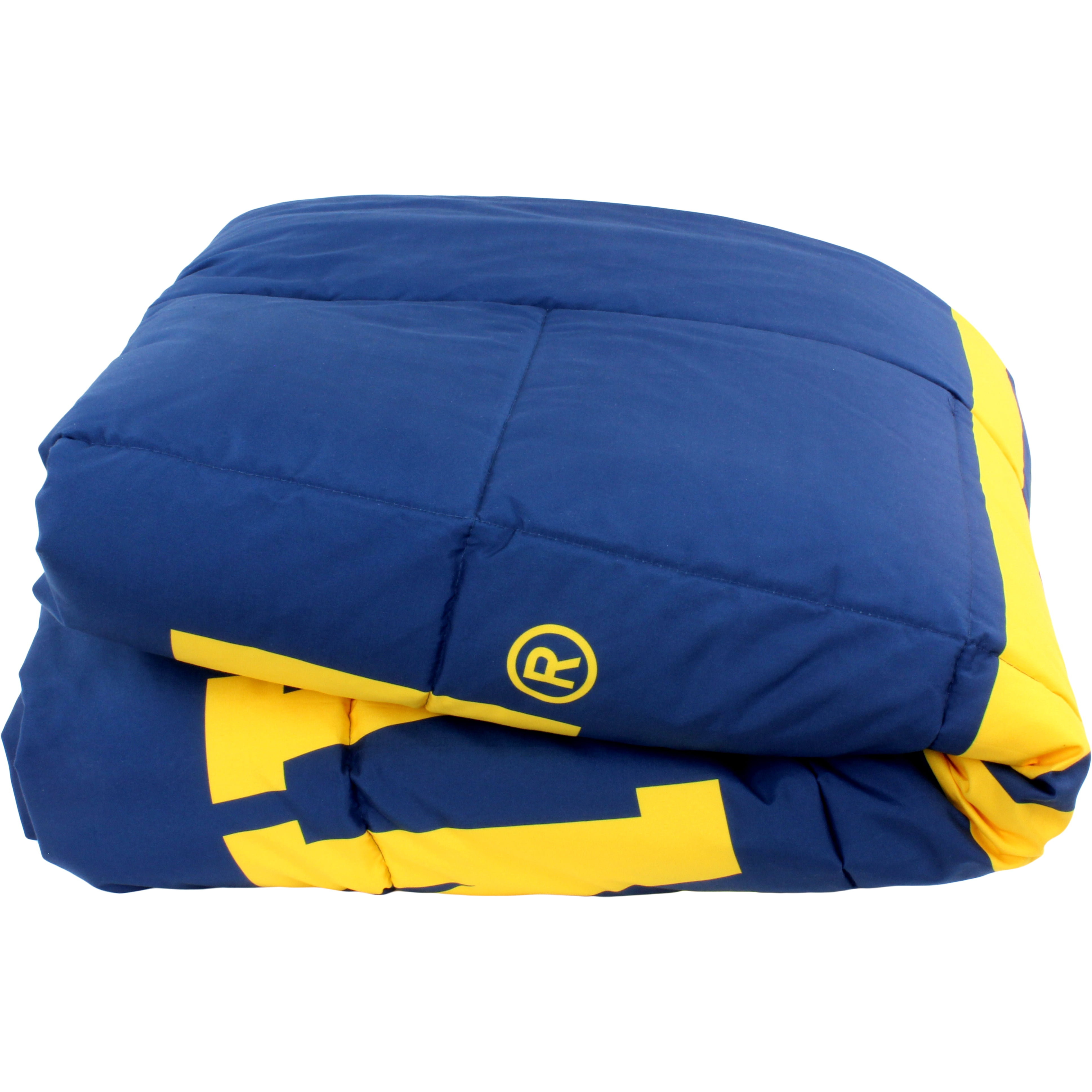 Michigan Wolverines Reversible Big Logo Soft and Colorful Comforter, Twin