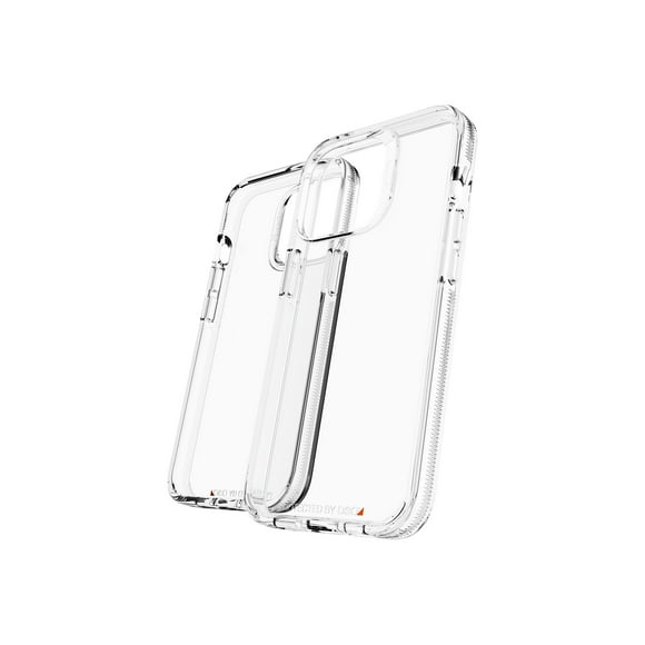 Gear4 Crystal Palace - Back cover for cell phone - polycarbonate, D3O, thermoplastic polyurethane (TPU), RepelFlex coating - clear - for Apple iPhone 13 Pro