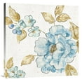 thumbnail image 1 of Global Gallery's 'Blue Blossom III' By Pela Stretched Canvas Wall Art, 1 of 4