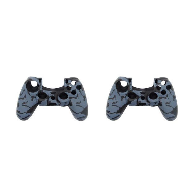 Tholdsy Reemplazo para la funda del controlador inalámbrico Impresión de camuflaje Cubierta de goma protectora de la piel del gel de silicona Type4 NO4