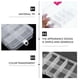 thumbnail image 3 of ELAYARD 4Ud Contenedores Pequeños De Plástico Con Tapa Para Organizar Y Accesorios Con Sencillo, 3 of 7