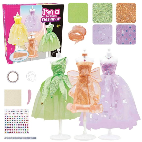 Fashion Design Arts and Crafts, Toys for Girls 8 to 11 Years, Birthday Gifts for Girls Age 6 7 8 9 10 11 12